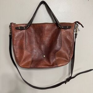 Origins Chiarugi Brown Leather satchel bag